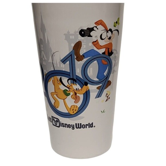 New Walt Disney World 2019 Mickey Mouse Travel Tumbler with Lid Ceramic Mug - Picture 7 of 9